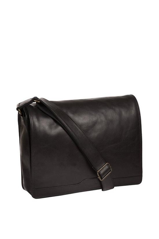 Conkca London 'Zico' Leather Messenger Bag 5