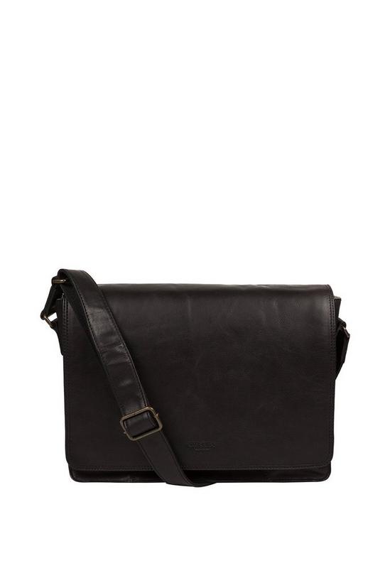 Conkca London 'Zagallo' Leather Messenger Bag 1