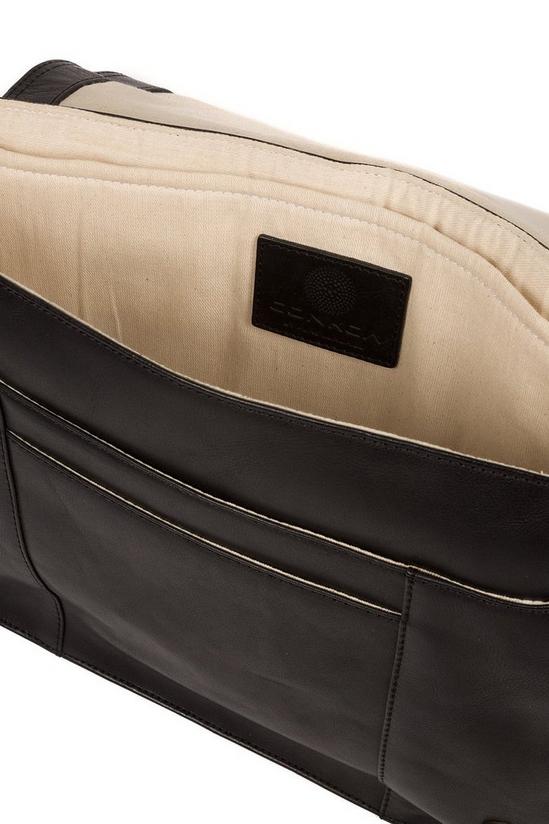 Conkca London 'Zagallo' Leather Messenger Bag 4