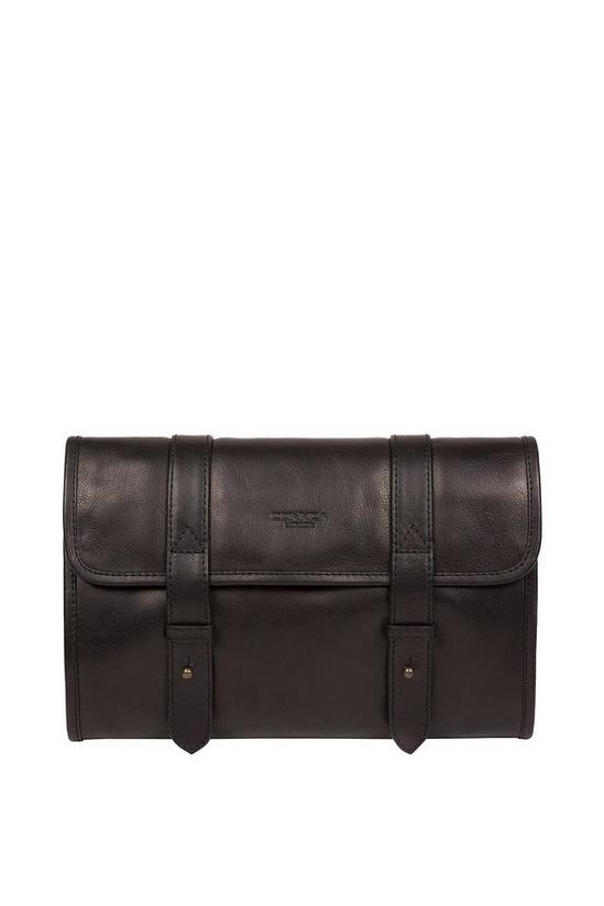 Conkca London 'Mere' Leather Hanging Washbag 1