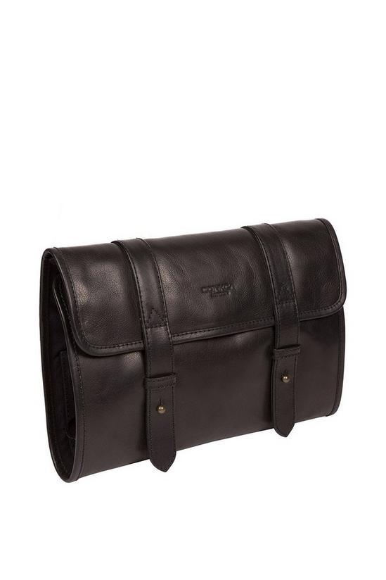 Conkca London 'Mere' Leather Hanging Washbag 5