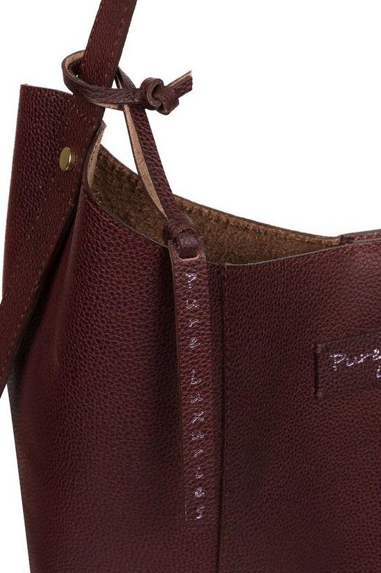 Pure Luxuries London 'Hoxton' Leather Shoulder Bag 6