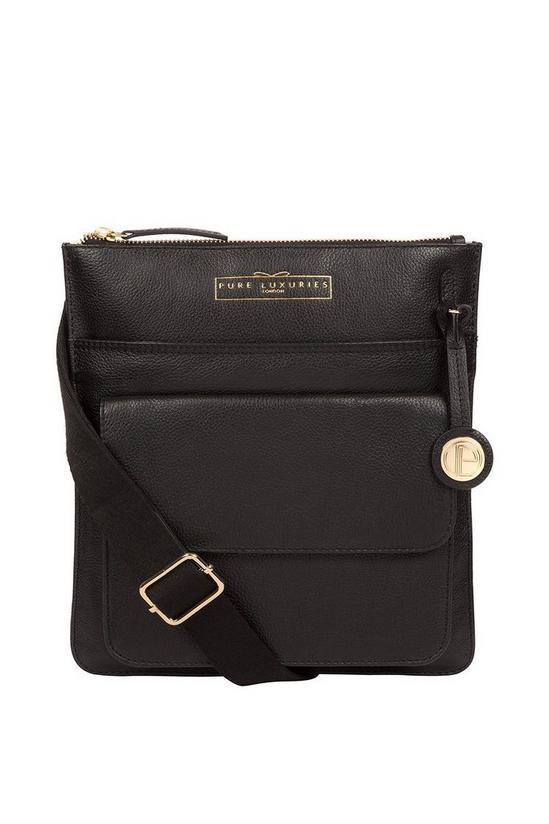 Pure Luxuries London 'Langley' Leather Cross Body Bag 1