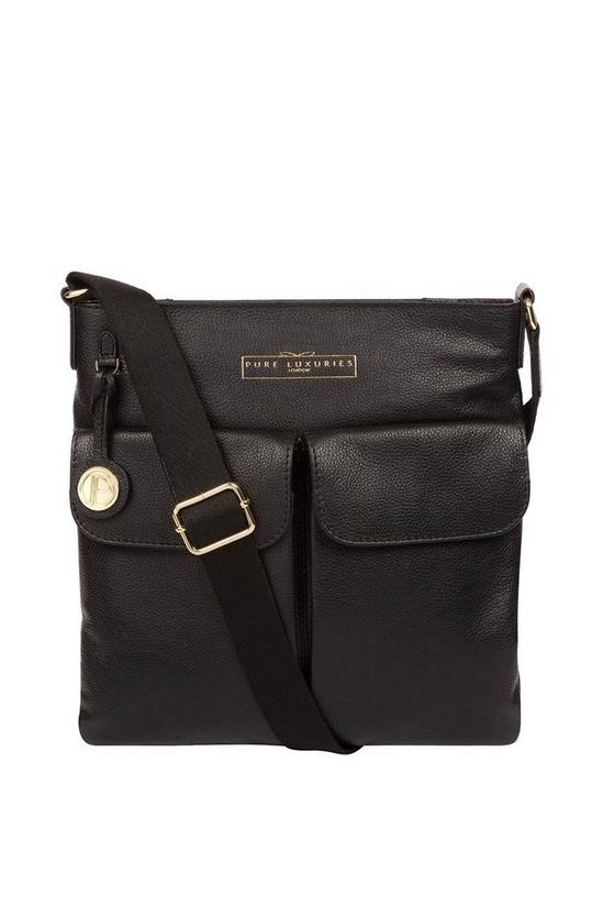 Pure Luxuries London 'Soames' Leather Cross Body Bag 1