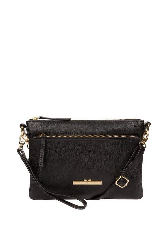 Pure Luxuries London 'Lytham' Leather Cross Body Clutch Bag 1