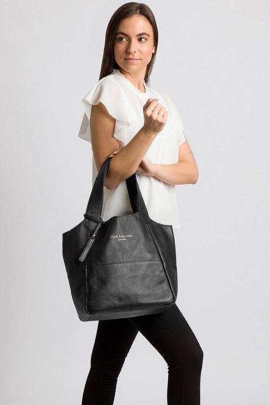 Pure Luxuries London 'Freer' Leather Tote Bag 2