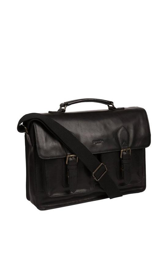 Conkca London 'Pinter' Leather Work Bag 5
