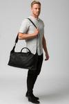 Pure Luxuries London 'Cargo' Leather Holdall thumbnail 2