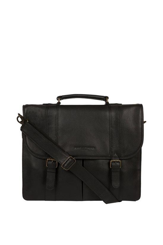 Pure Luxuries London 'Baxter' Leather Work Bag 1