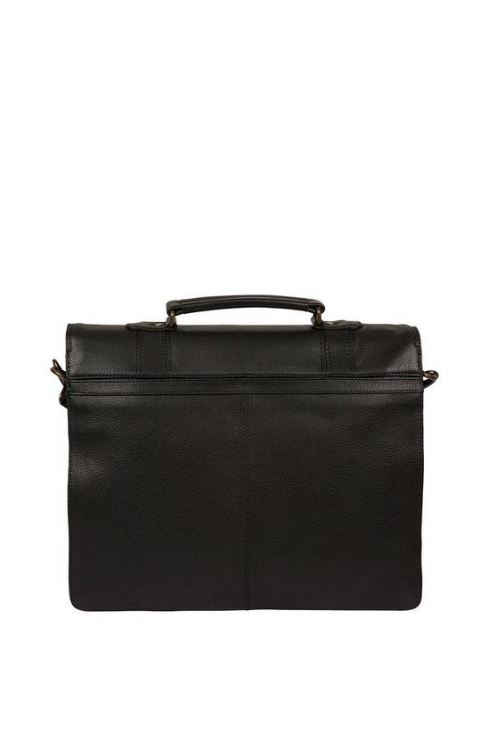 Pure Luxuries London 'Baxter' Leather Work Bag 2