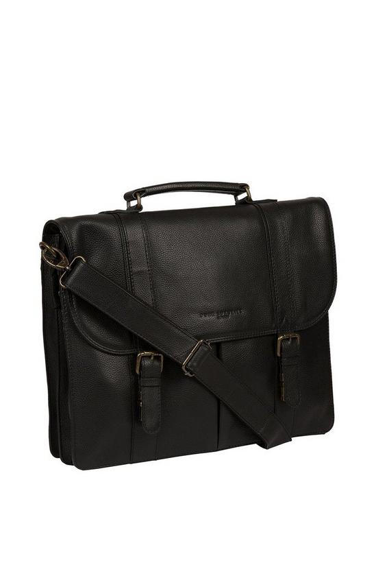 Pure Luxuries London 'Baxter' Leather Work Bag 4