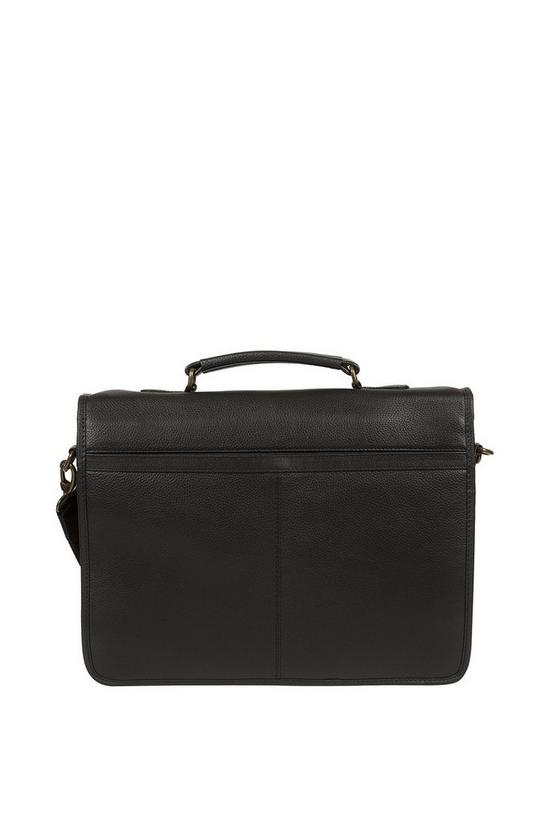 Pure Luxuries London 'Bank' Leather Work Bag 2