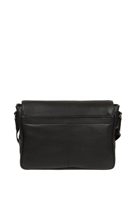 Pure Luxuries London 'Sanderson' Leather Messenger Bag 3