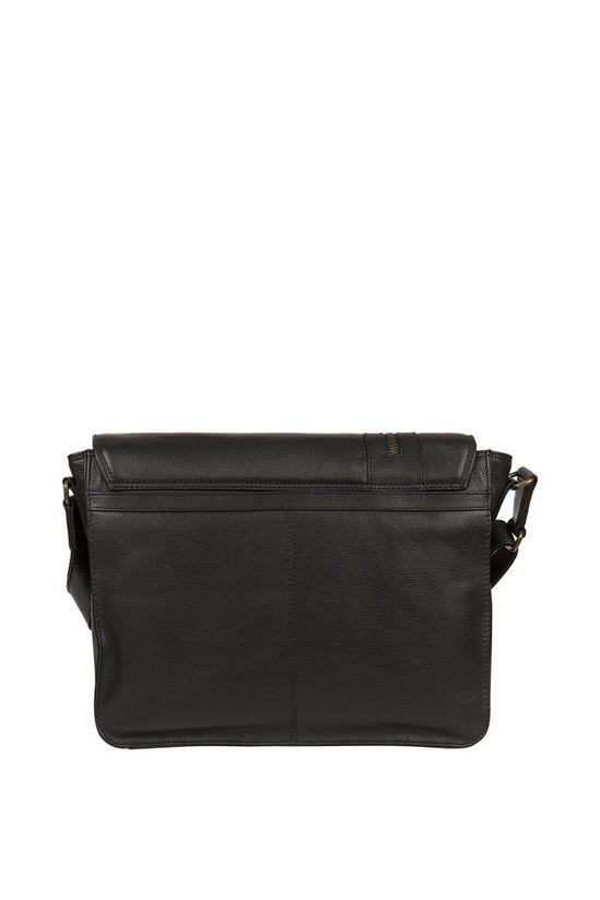 Pure Luxuries London 'Jefferson' Leather Messenger Bag 3