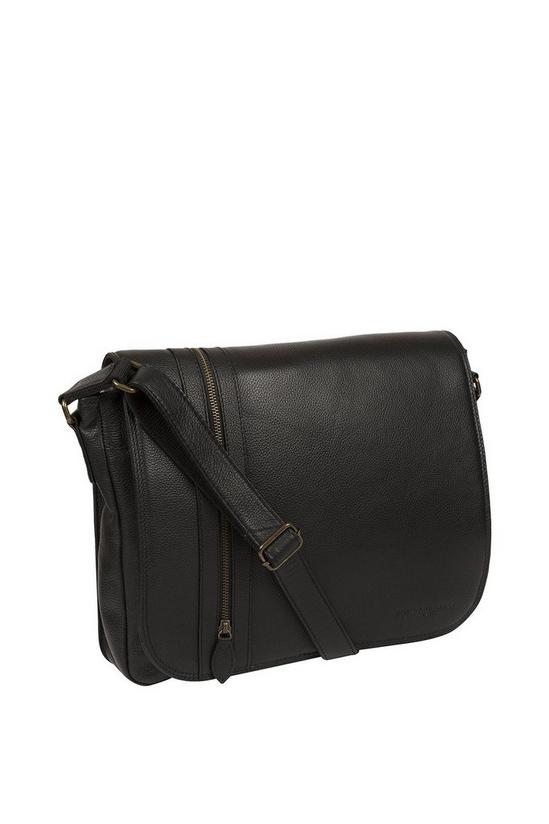 Pure Luxuries London 'Jefferson' Leather Messenger Bag 5