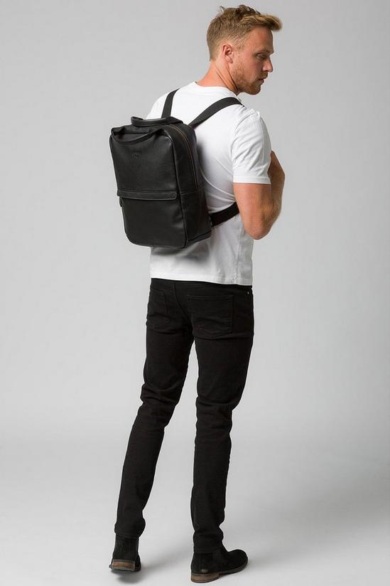 Cultured London 'Alps' Leather Backpack 2