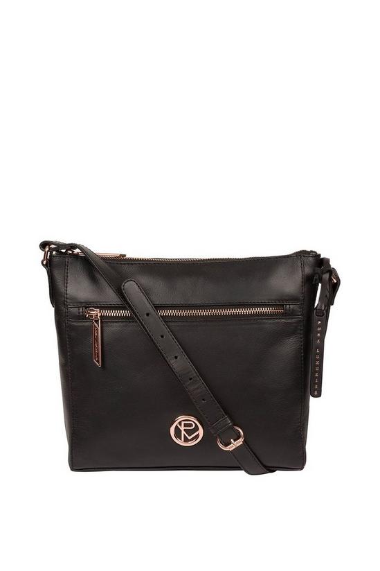Pure Luxuries London 'Byrne' Leather Cross Body Bag 1