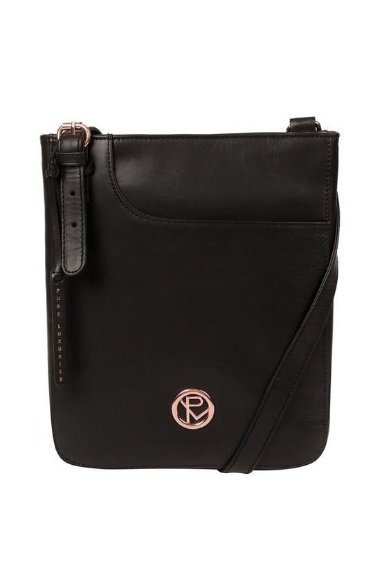 Pure Luxuries London 'Kahlo' Leather Cross Body Bag 1