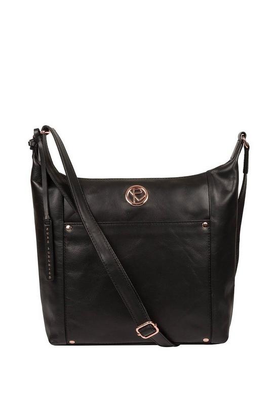 Pure Luxuries London 'Miro' Leather Shoulder Bag 1