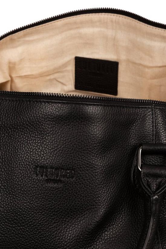 Cultured London 'Navigator' Leather Holdall 5