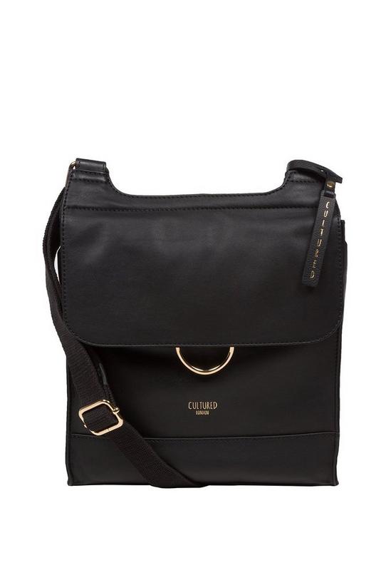 Cultured London 'Covent' Leather Cross Body Bag 1