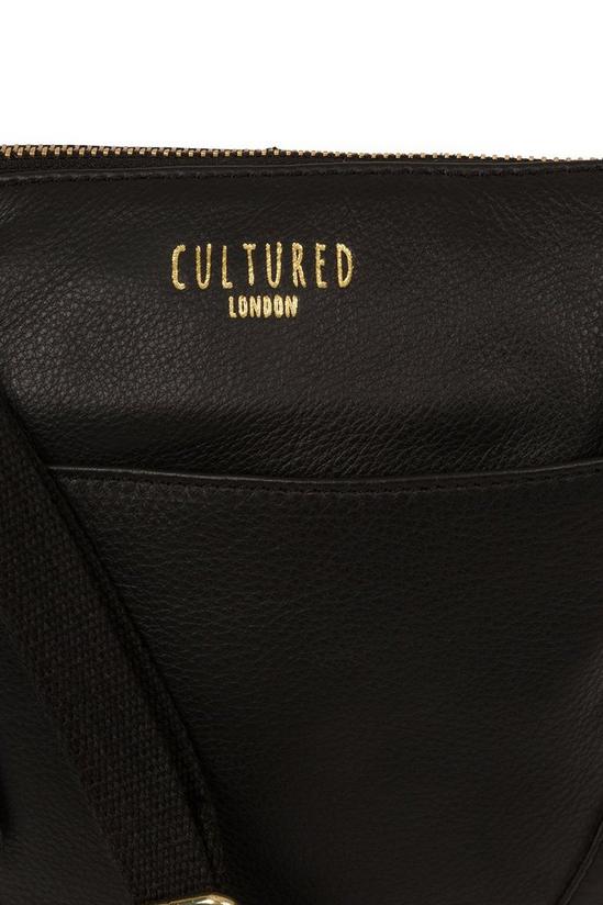 Cultured London 'Camden' Leather Cross Body Bag 3