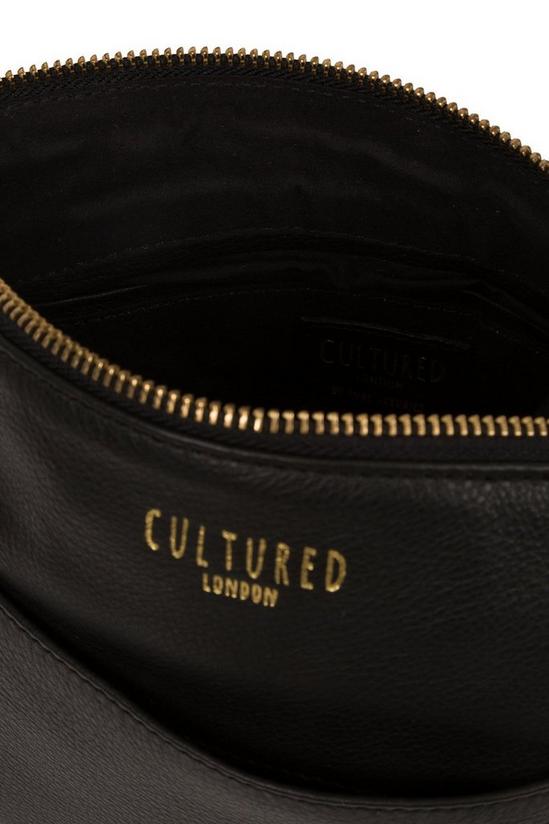 Cultured London 'Camden' Leather Cross Body Bag 5
