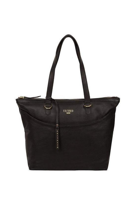 Cultured London 'Heston' Leather Tote Bag 1