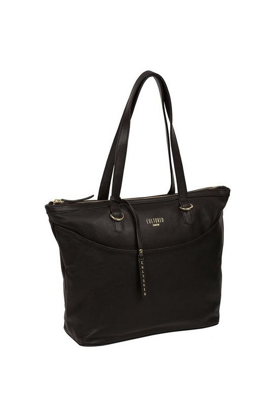 Cultured London 'Heston' Leather Tote Bag 6