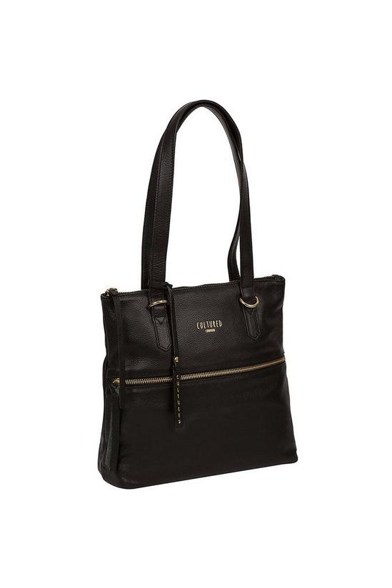 Cultured London 'Chesham' Leather Tote Bag 6