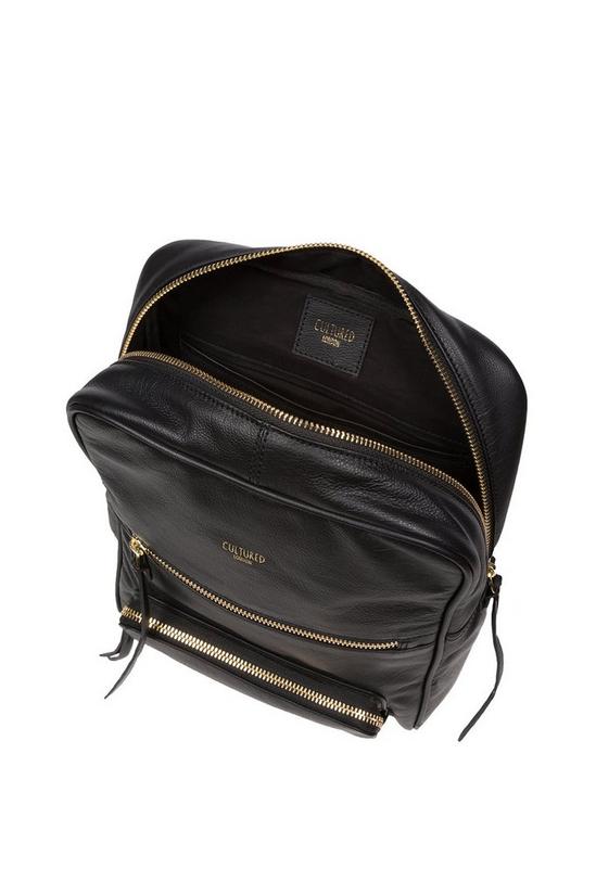 Cultured London 'Abbey' Leather Backpack 4