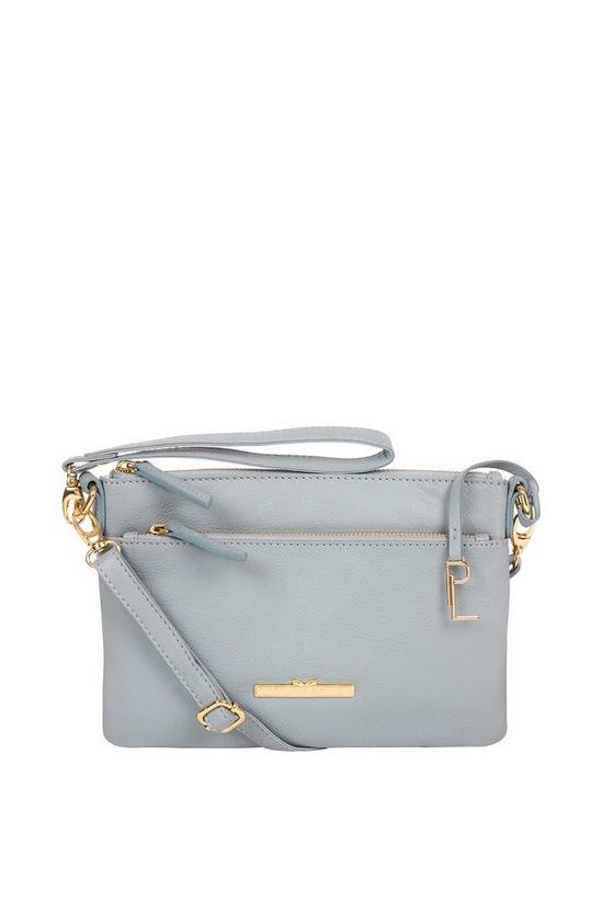 Pure Luxuries London 'Lytham' Leather Cross Body Clutch Bag 1