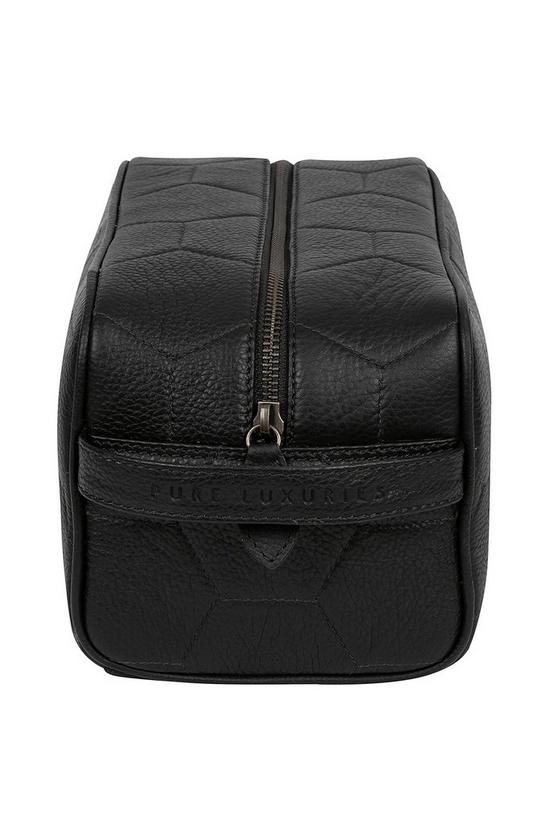 Pure Luxuries London 'Defender' Leather Washbag 3