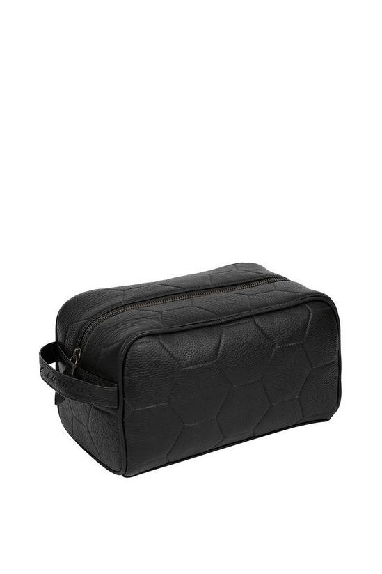 Pure Luxuries London 'Defender' Leather Washbag 6