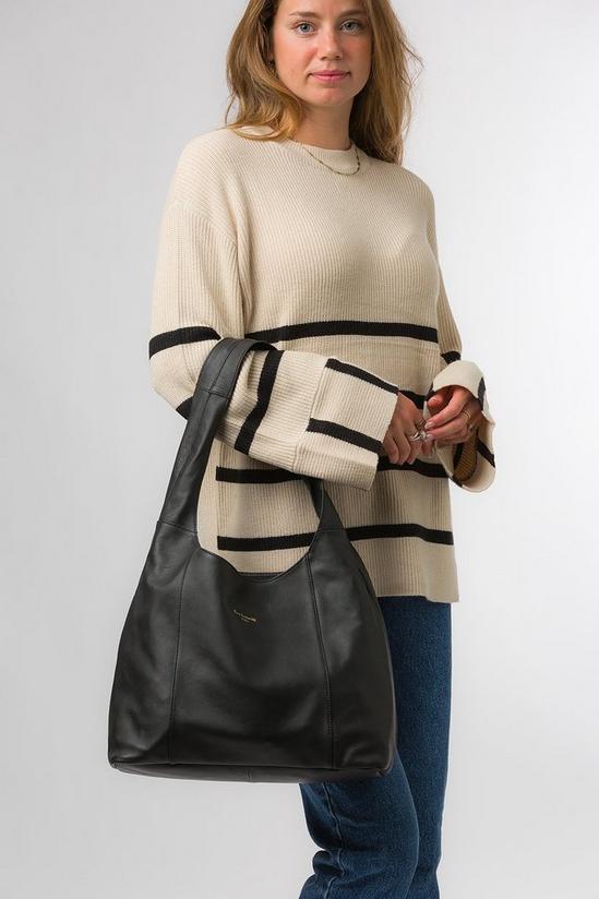 Pure Luxuries London 'Nina' Leather Shoulder Bag 6
