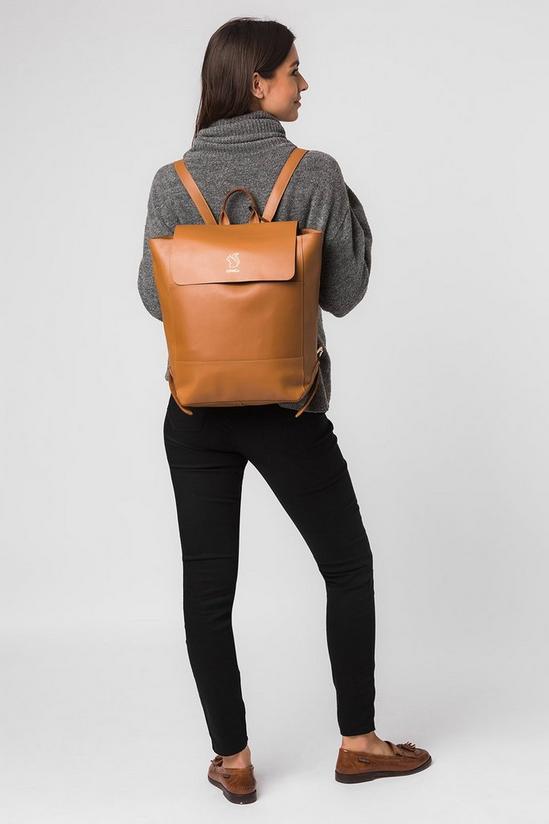 Conkca London 'Butler' Leather Backpack 2