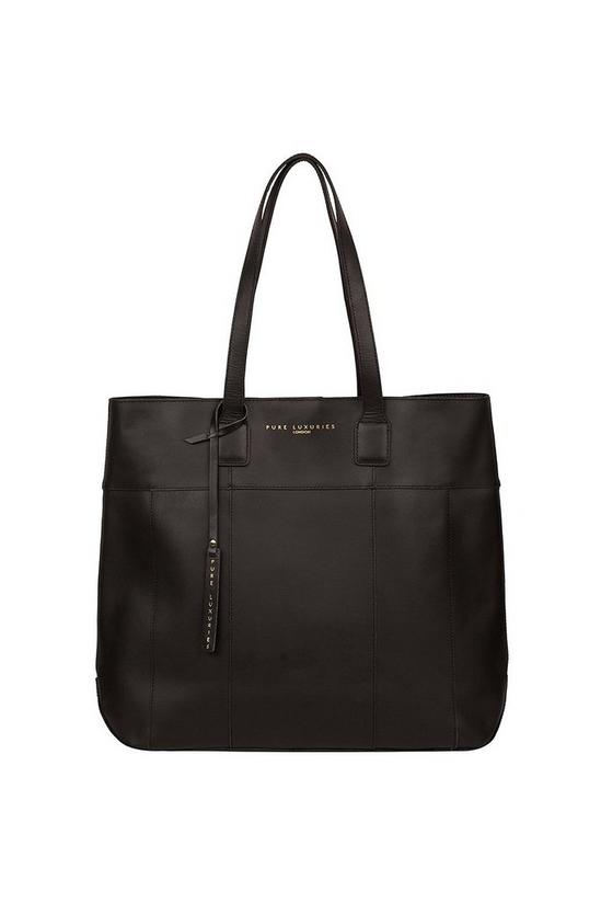 Pure Luxuries London 'Pembury' Vegetable-Tanned Leather Extra-Large Shopper Bag 1
