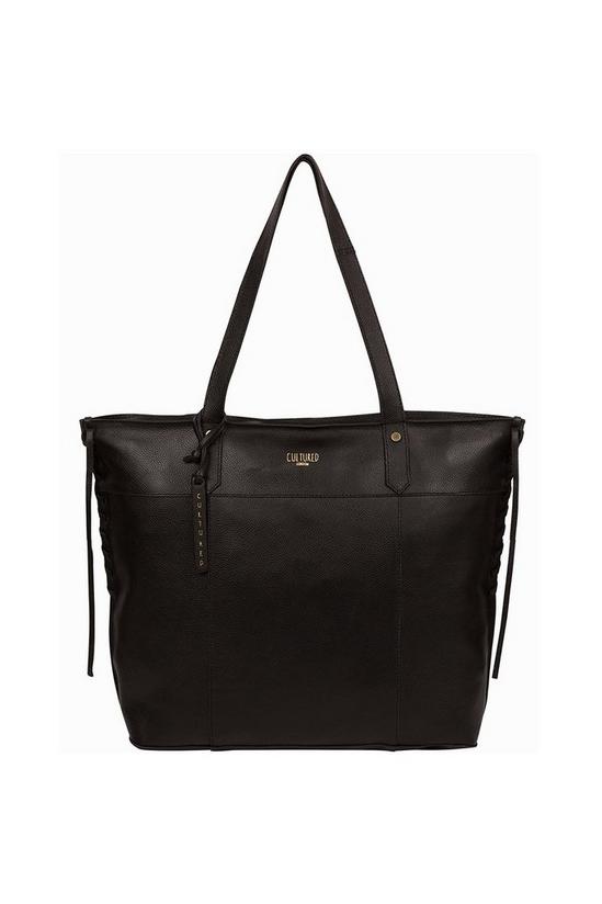 Cultured London 'Bromley' Leather Tote Bag 1