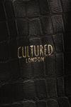 Cultured London 'Kingston' Croc Leather Shopper Bag thumbnail 5
