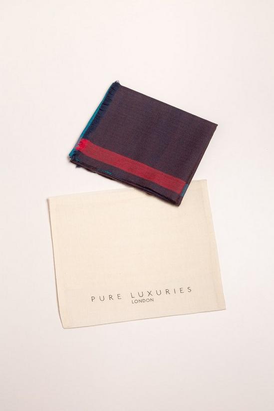 Pure Luxuries London 'Gradient' Cashmere & Merino Wool Neckerchief 5