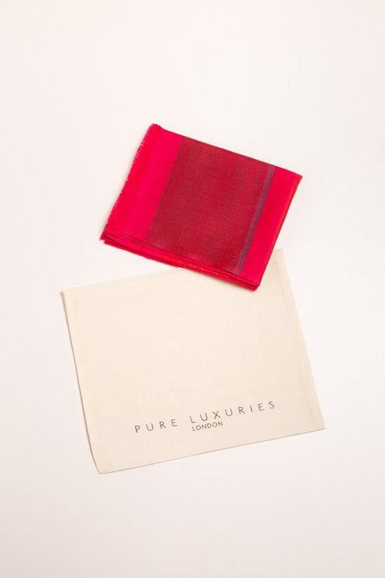 Pure Luxuries London 'Blur' Cashmere & Merino Wool Neckerchief 5