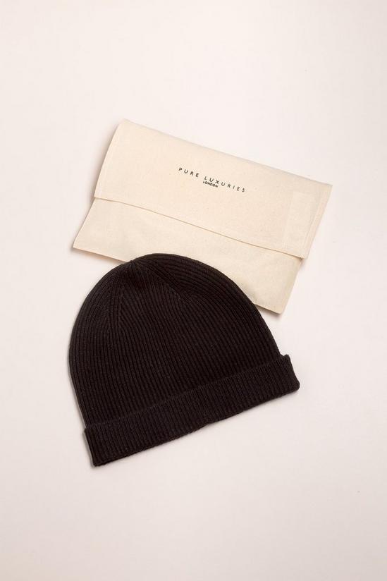 Pure Luxuries London 'Grizedale' Cashmere & Merino Wool Beanie Hat 3