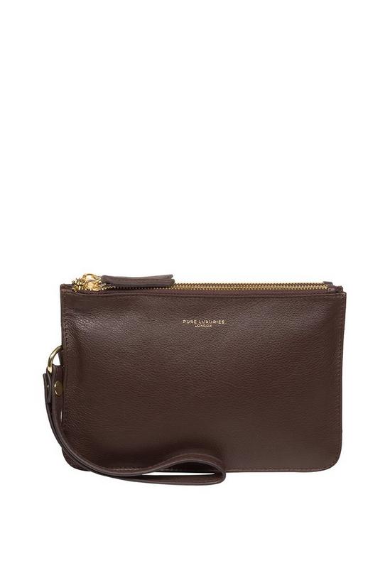 Pure Luxuries London 'Addison' Nappa Leather Clutch Bag 1