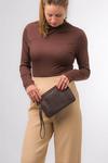 Pure Luxuries London 'Addison' Nappa Leather Clutch Bag thumbnail 2