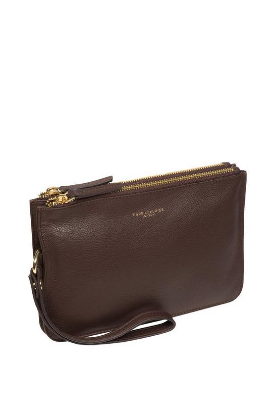 Pure Luxuries London 'Addison' Nappa Leather Clutch Bag 5