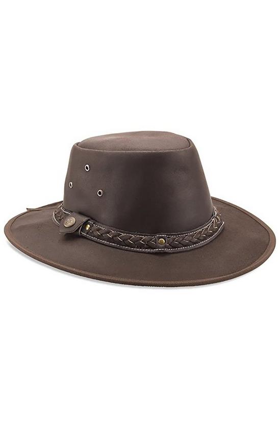 Hawkdale Cowboy Style Leather Hat 1