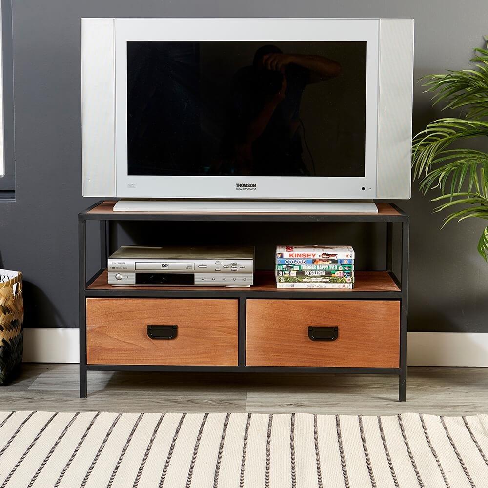 Cayman 2 Drawer Compact TV Stand Unit