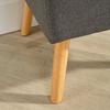 Home Source George Small Fabric Ottoman Storage Stool thumbnail 4