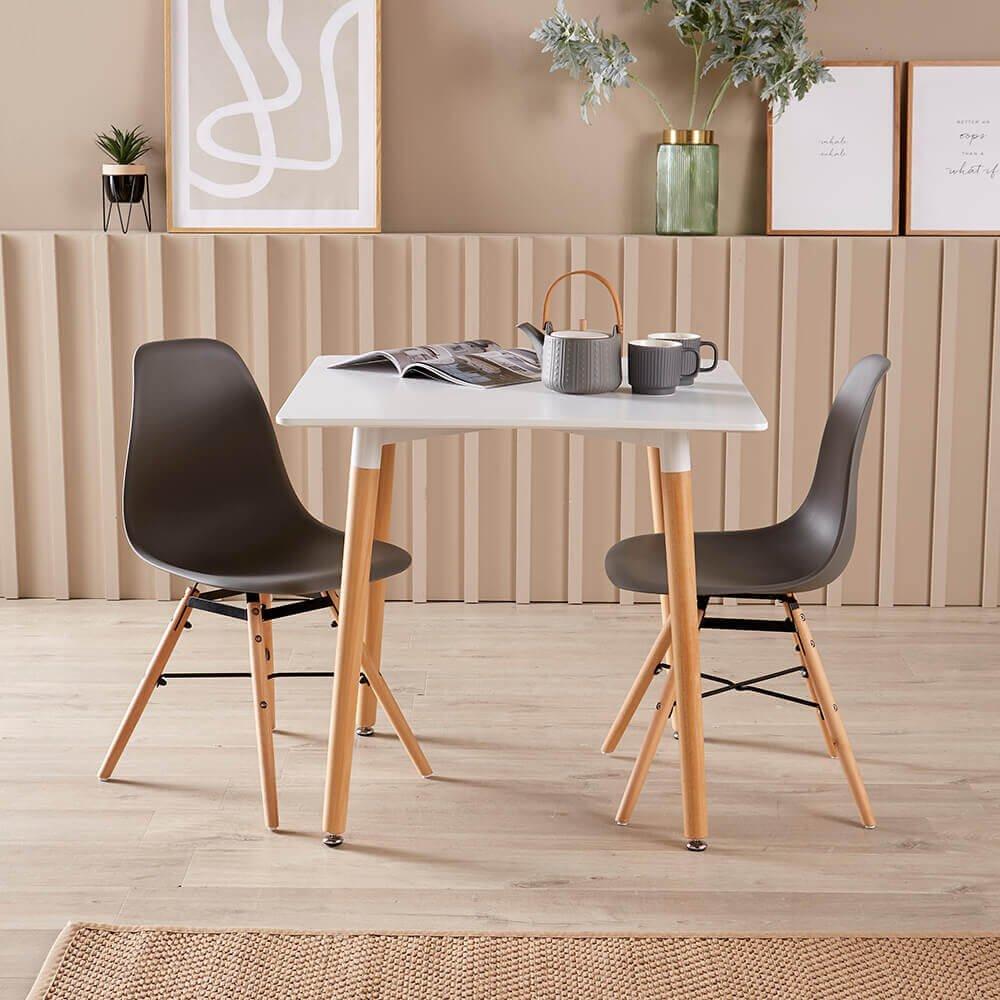 Faro Square Dining Table and Lisbon 2 or 4 Chair Sets
