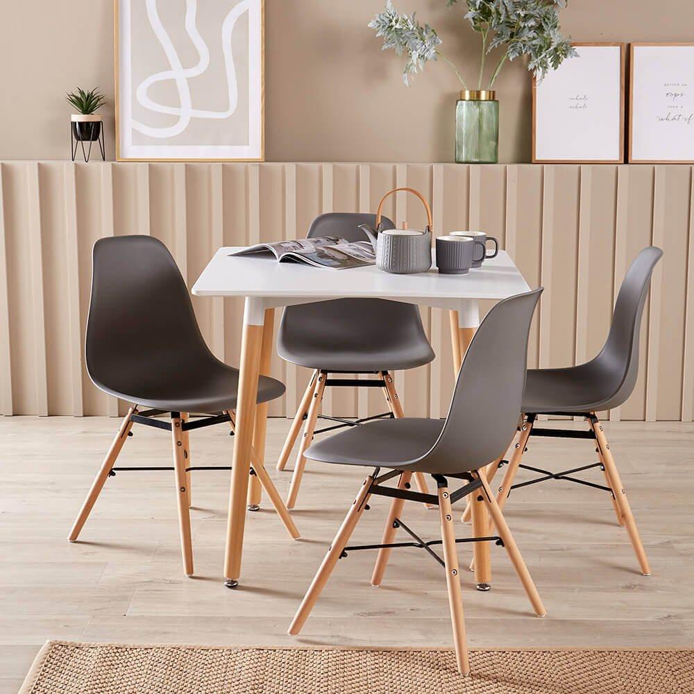 Faro Square Dining Table and Lisbon 2 or 4 Chair Sets